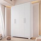 Guarda-Roupa Solteiro Canadá 4 Portas 100% MDF - Linhamobília Guarda-Roupa Solteiro Canadá 4 Portas 100% MDF - Linhamobília