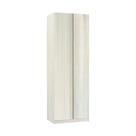 Guarda-roupa Solteiro Canto 1 Porta 80 Cm Legno Crema