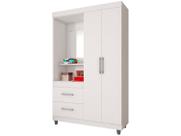 Guarda Roupa Solteiro CAP2322 Branco - Araplac