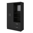 Guarda Roupa Solteiro Capelinha 2 Portas 2 Gavetas 100cm