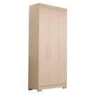 Guarda Roupa Solteiro com 3 Portas e 2 Gavetas Lana Prime ACP MÓVEIS Branco - 100% MDF Guarda Roupa Solteiro com 3 Portas e 2 Gavetas Lana Prime ACP MÓVEIS Branco - 100% MDF