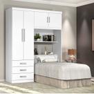 Guarda-Roupa Solteiro com Cabeceira 4 Portas Cancun