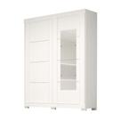 Guarda Roupa Solteiro com Espelho 2 Portas de Correr Helena ACP MÓVEIS Branco - 100% MDF