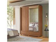 Guarda-roupa Solteiro com Espelho 4 Gavetas 2 Portas Santos Andirá Democrata