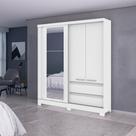Guarda Roupa Solteiro Espelho 2 Portas 2 Gavetas Condor Atualle Guarda Roupa Solteiro Espelho 2 Portas 2 Gavetas Condor Atualle