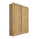Guarda Roupa Solteiro Grande 2 Portas Marrom Glass Caemmun