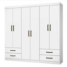 Guarda Roupa Solteiro Hercules 6 Portas 4 Gavetas Sem Espelho Carioca Moveis Branco Guarda Roupa Solteiro Hercules 6 Portas 4 Gavetas Sem Espelho Carioca Moveis Branco