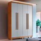 Guarda Roupa Solteiro Heros 4 Portas MDF Com pés Moderna Guarda Roupa Solteiro Heros 4 Portas MDF Com pés Moderna