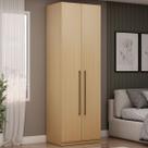Guarda-Roupa Solteiro Infinity 2 Portas 3 Gavetas Savana - Genialflex