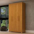 Guarda-Roupa Solteiro Lana 4 Portas 2 Gavetas 100% Mdf Cinamomo - Acp Móveis Guarda-Roupa Solteiro Lana 4 Portas 2 Gavetas 100% Mdf Cinamomo - Acp Móveis