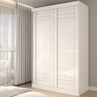 Guarda-Roupa Solteiro Legado 2 Portas 2 Gavetas 100% Mdf Branco - Panorama Móveis