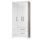 Guarda Roupa Solteiro Lima 3 Portas 182x82 cm Moval Guarda Roupa Solteiro Lima 3 Portas 182x82 cm Moval