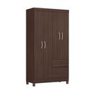 Guarda-Roupa Solteiro Lótus 4 PT 2 GV Café