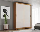Guarda-Roupa Solteiro Lucca 2 Portas 2 Gavetas Flex Cinamomo/Off White/Avelã Henn Guarda-Roupa Solteiro Lucca 2 Portas 2 Gavetas Flex Cinamomo/Off White/Avelã Henn