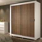 Guarda-Roupa Solteiro Madesa Dallas Plus 2 Portas de Correr 4 Gavetas com Pés