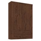 Guarda Roupa Solteiro Maximus 4 Portas 4 Gavetas Jacarandá Fosco - Zanzini