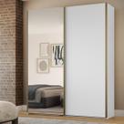 Guarda Roupa Solteiro MDF 2 Portas 1 com Espelho 178,5 cm Raffinato Belmax
