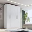 Guarda-roupa Solteiro MDF Fenix 04 Portas 03 Gavetas