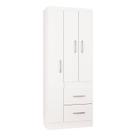 Guarda Roupa Solteiro Milão 3 Portas Branco Brilho Poquema Guarda Roupa Solteiro Milão 3 Portas Branco Brilho Poquema