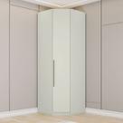 Guarda-Roupa Solteiro Modulado de Canto Predileto 1 Porta Areia Hp - Henn