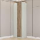 Guarda-Roupa Solteiro Modulado Seletto 1 Porta Areia/Jequitibá - Henn