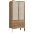 Guarda Roupa Solteiro Palhinha 28025 Pes Madeira 180x80 cm Artesano Guarda Roupa Solteiro Palhinha 28025 Pes Madeira 180x80 cm Artesano