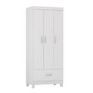 Guarda-Roupa Solteiro Prince 3 PT 1 GV Amêndola