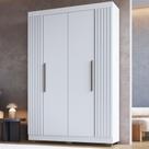 Guarda Roupa Solteiro Ripado 4 Portas com Pés Flórida Faimec Guarda Roupa Solteiro Ripado 4 Portas com Pés Flórida Faimec