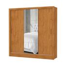 Guarda Roupa Solteiro Santiago Plus 3 Portas 2 Gavetas Cem Espelho Carioca Moveis