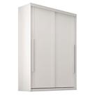 Guarda Roupa Solteiro Splendido 2 Portas 3 Gavetas Branco Absoluto Semi Fosco - Zanzini