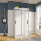 Guarda-Roupa Solteiro Vegas 2PT Branco