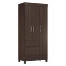 Guarda Roupa Solteiro Wind 3 Portas e 2 Gavetas - Demóbile