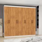 Guarda-roupa Stanley 8 Portas 4 gavetas Guarda-roupa Stanley 8 Portas 4 gavetas