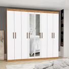 Guarda-roupa Stanley 8 Portas 4 gavetas Plus