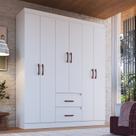 Guarda Roupa Texas 55600 6 Portas 2 Gavetas