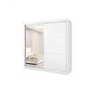 Guarda Roupa Titanium 2 Portas 6 Gavetas Com Espelho Sem Pés D' Doro Branco Guarda Roupa Titanium 2 Portas 6 Gavetas Com Espelho Sem Pés D' Doro Branco