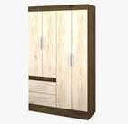 Guarda Roupa Vegas Solteiro 4 Portas e 2 Gavetas Ipê/ Avelã Mopar Móveis Guarda Roupa Vegas Solteiro 4 Portas e 2 Gavetas Ipê/ Avelã Mopar Móveis