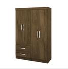 Guarda Roupa Vegas Solteiro 4 Portas e 2 Gavetas Ipê Mopar Móveis Guarda Roupa Vegas Solteiro 4 Portas e 2 Gavetas Ipê Mopar Móveis