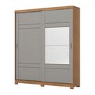 Guarda-Roupa Verg 2 Portas de Correr 3 Gavetas com Espelho Henn