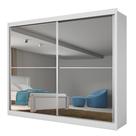 Guarda Roupa Verona Plus 2 Portas Espelho MDF - MadeMarcs