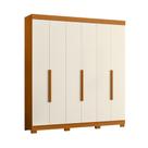 Guarda Roupa Vinci 200cm 6 Portas 3 Gavetas com Pés