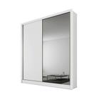 Guarda Roupa Virtus com Espelho 2 Portas 100% MDF Branco