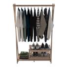 Guarda Roupas 100% Pinus Atemporal Alta Qualidade Suporta Cabideiro