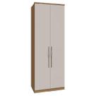 Guarda Roupas 2 Portas Com Colmeia 841mm Setiba Plus Rimo Carvalho/Off White