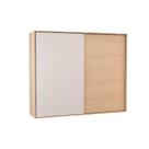 Guarda Roupas 2 Portas de Correr e 4 Gavetas PH 1806 Carvalho Nature/Off White - Herval Guarda Roupas 2 Portas de Correr e 4 Gavetas PH 1806 Carvalho Nature/Off White - Herval