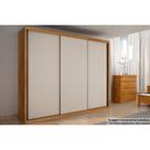 Guarda Roupas 3 Portas de Correr e 6 Gavetas Paradizzo Gold Cumaru/Fendi - Novo Horizonte Guarda Roupas 3 Portas de Correr e 6 Gavetas Paradizzo Gold Cumaru/Fendi - Novo Horizonte