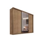 Guarda Roupas 3 Portas de Correr e 8 Gavetas c/ 1 Espelho Diamond Plus Cumaru - Novo Horizonte Guarda Roupas 3 Portas de Correr e 8 Gavetas c/ 1 Espelho Diamond Plus Cumaru - Novo Horizonte