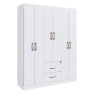 Guarda-Roupas 6 Portas 2 Gavetas Multimóveis CR35115
