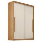 Guarda Roupas Casal 2 Portas De Correr 3 Gavetas 100% Mdf Ravena Madeirado / Areia Guarda Roupas Casal 2 Portas De Correr 3 Gavetas 100% Mdf Ravena Madeirado / Areia