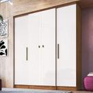 Guarda Roupas Casal 4 Portas 2 Gavetas Internas Miami 25040